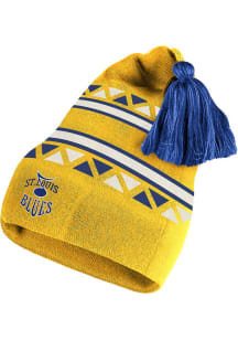Adidas St Louis Blues Yellow 2022 Reverse Retro Beanie Mens Knit Hat