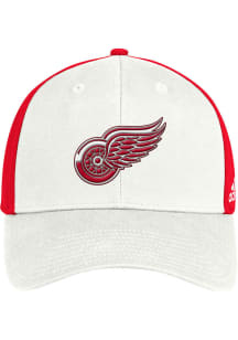 Adidas Detroit Red Wings 2T Structured Adjustable Hat - White