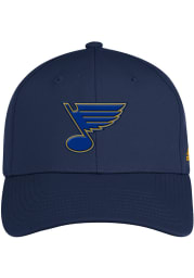 Adidas St Louis Blues Mens Navy Blue Structured Flex Hat