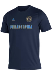 Adidas Philadelphia Union Navy Blue MLS Kickoff Creator Short Sleeve T Shirt