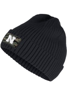 Adidas Nebraska Cornhuskers Black Salute to Service Cuff Mens Knit Hat