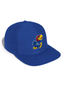 Adidas Kansas Jayhawks Blue Flat Brin Mens Snapback Hat