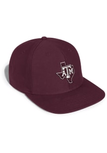 Adidas Texas A&amp;M Aggies Maroon Flat Brin Mens Snapback Hat