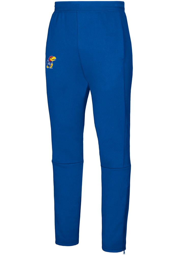 Adidas Kansas Jayhawks Mens Blue Sideline Game Mode Pants