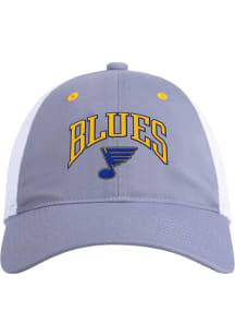 Adidas St Louis Blues Slouch Trucker Adjustable Hat - Grey
