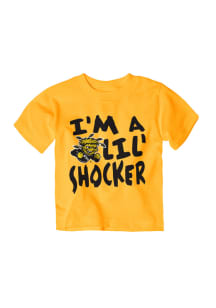 Wichita State Shockers Toddler Gold Lil Shocker Short Sleeve T-Shirt