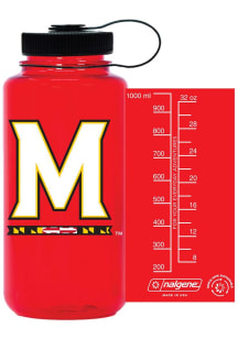 Red Maryland Terrapins 32oz Nalgene Wide Mouth Water Bottle