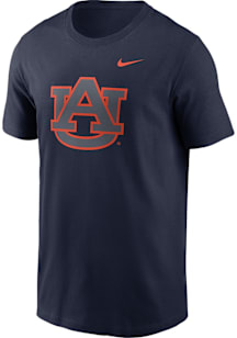 Nike Auburn Tigers Navy Blue Color Pop Short Sleeve T Shirt