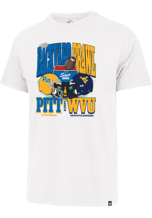 Pitt Panthers White 47 Backyard Brawl 2025 Short Sleeve Fashion T Shirt