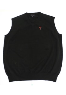 Texas Tech Red Raiders Mens Black Logo Sweater Vest