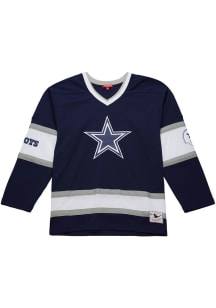 Dallas Cowboys Womens Lifestyle Fashion Football Jersey - Navy Blue