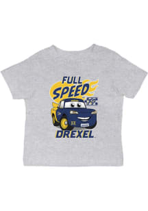 Infant Drexel Dragons Grey Vive La Fete Full Speed Short Sleeve T-Shirt