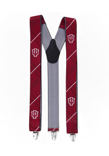 Suspenders Indiana Hoosiers Mens Tie - Red