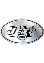New York Jets Chrome Car Emblem - Silver