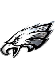 Philadelphia Eagles Plastic Car Emblem - Silver