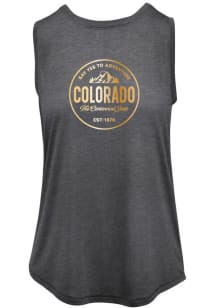 Colorado Womens Grey Centennial State Tank Top