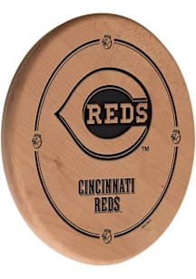Cincinnati Reds Laser Engraved Sign - Brown