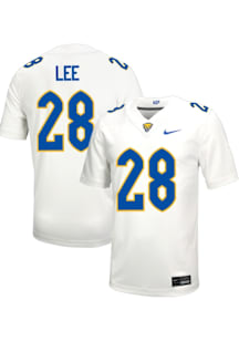 Shawn Lee  Mens White Pitt Panthers Football Football Name And Number Football Jersey
