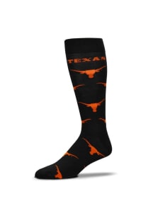 Texas Longhorns Allover Logo Mens Dress Socks