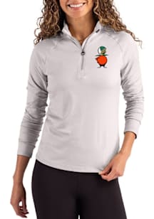 Cutter and Buck UCF Knights Womens Ash Vault Coastline Qtr Zip