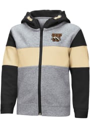 Colosseum Western Michigan Broncos Toddler Snowplough Long Sleeve Full Zip Sweatshirt - Grey