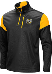 Colosseum Fort Hays State Tigers Mens Black Luge Long Sleeve 1/4 Zip Pullover