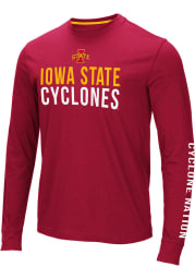Colosseum Iowa State Cyclones Cardinal Lutz Long Sleeve T Shirt
