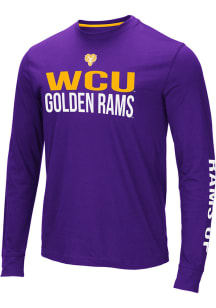 Colosseum West Chester Golden Rams Purple Lutz Long Sleeve T Shirt