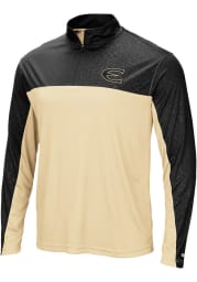 Colosseum Emporia State Hornets Mens Gold Luge Long Sleeve 1/4 Zip Pullover