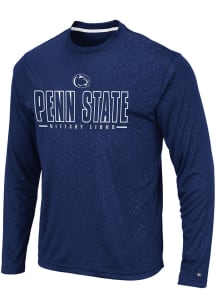 Colosseum Penn State Nittany Lions Navy Blue Luge Perf Long Sleeve T-Shirt