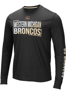 Colosseum Western Michigan Broncos Black Lutz Long Sleeve T Shirt