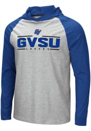 Colosseum Grand Valley State Lakers Mens Grey Slopestyle Long Sleeve Hoodie