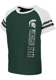 Colosseum Michigan State Spartans Toddler Green Edmonton Short Sleeve T-Shirt
