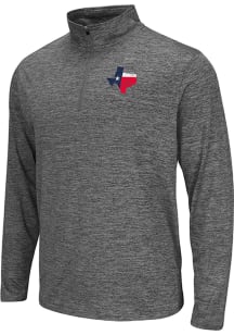 Colosseum Texas Grey State Flag Long Sleeve 1/4 Zip Pullover