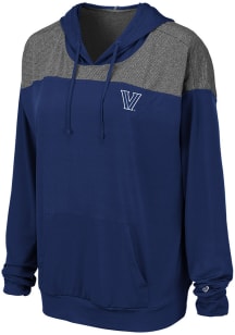 Colosseum Villanova Wildcats Womens Navy Blue Paris Hooded Sweatshirt