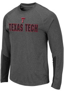 Colosseum Texas Tech Red Raiders Grey Brisbane Long Sleeve T-Shirt
