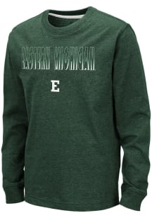 Colosseum Eastern Michigan Eagles Youth Green Zort Long Sleeve T-Shirt