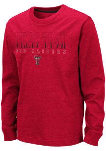 Colosseum Texas Tech Red Raiders Youth Red Zort Long Sleeve T-Shirt