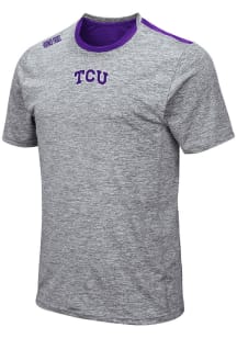 Colosseum TCU Horned Frogs Grey Bart Short Sleeve T Shirt