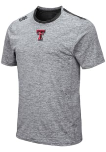 Colosseum Texas Tech Red Raiders Grey Bart Short Sleeve T Shirt