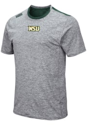 Colosseum Wright State Raiders Grey Bart Short Sleeve T Shirt