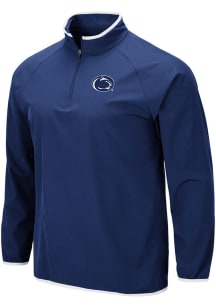 Colosseum Penn State Nittany Lions Mens Navy Blue Chalmers Long Sleeve 1/4 Zip Pullover