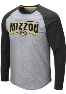 Colosseum Missouri Tigers Grey Kang Long Sleeve T Shirt