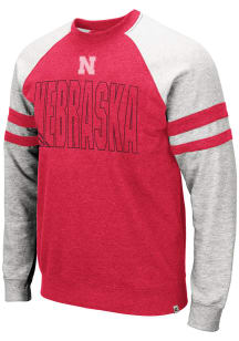 Colosseum Nebraska Cornhuskers Mens Red Oh Long Sleeve Fashion Sweatshirt
