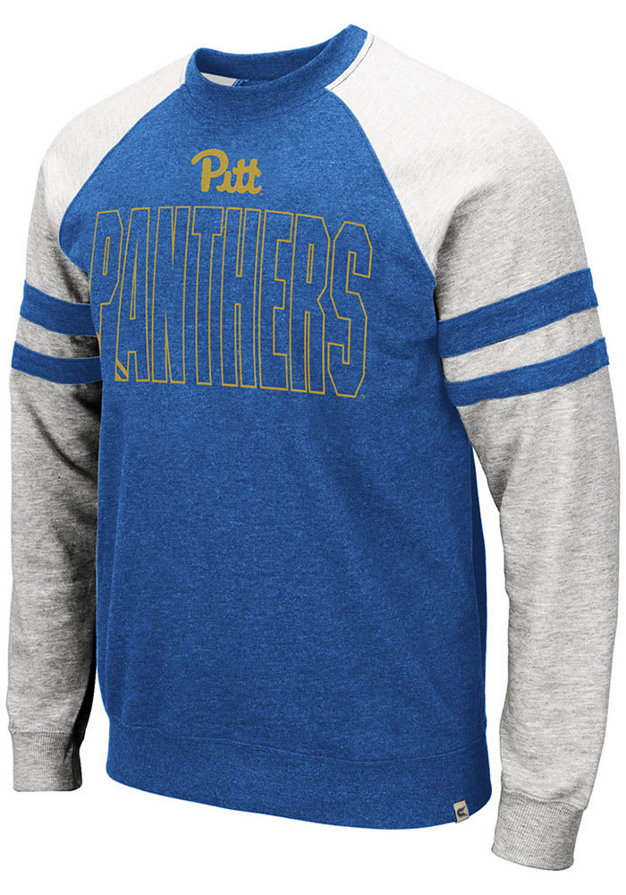 Colosseum Pitt Panthers Mens Blue Oh Long Sleeve Fashion Sweatshirt