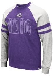 Colosseum TCU Horned Frogs Mens Purple Oh Long Sleeve Fashion Sweatshirt