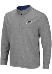 Colosseum Akron Zips Mens Grey Alligators are Ornery Long Sleeve 1/4 Zip Pullover
