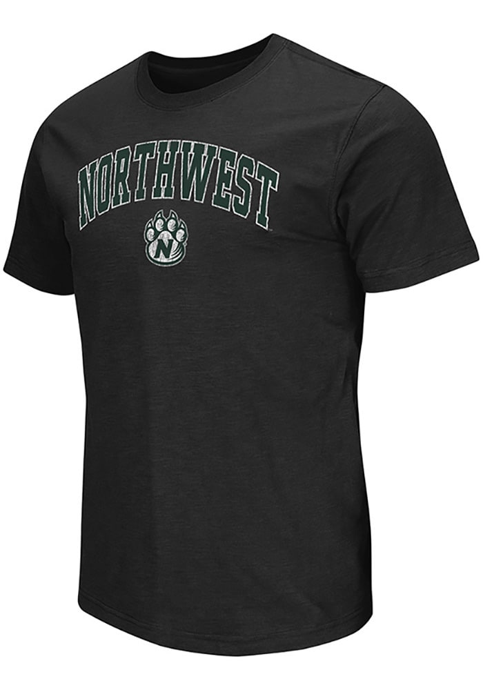 Colosseum Northwest Missouri State Bearcats Black Mason Slub Short Sleeve T Shirt