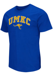 Colosseum UMKC Roos Blue Mason Slub Short Sleeve T Shirt