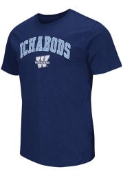 Colosseum Washburn Ichabods Navy Blue Mason Slub Short Sleeve T Shirt